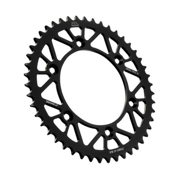 COURONNE MOTO ADAPTABLE KTM 300 SX 2025>, 350 XC-F FACTORY 2023>2024 / HUSQVARNA 350 FX 2023>2024 / GAS GAS 350 EX F 2024> 520 47 DTS RACELITE ALU NOIR (DIAM 125/150/8.5) -JT SPROCKETS-