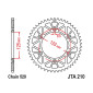 COURONNE MOTO ADAPTABLE BETA 300 RR 2020>2024, 480 RR 2015>2019 / HONDA 250 CRF R 2019>2021, 450 CRF R 2004>2018, 450 CRF RX 2017>2021 520 48 DTS RACELITE ALU NOIR (DIAM 125/153/8.5) -JT SPROCKETS-