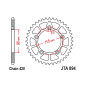 COURONNE MOTO ADAPTABLE KTM 65 SX 2012>2023 / HUSQVARNA 65 TC 2017>2024 / GAS GAS 65 MC 2021>2023 420 48 DTS RACELITE ALU NOIR (DIAM 98/115/8.5) -JT SPROCKETS-