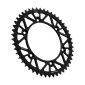 COURONNE MOTO ADAPTABLE BETA 450 RR 2010>2012, 520 RR 2010>2014 / GAS GAS 125 EC 2003>2012, 250 EC 2011>2018 2T, 300 EC 2001>2012 520 48 DTS RACELITE ALU NOIR (DIAM 136/156/8.5) -JT SPROCKETS-