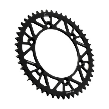 COURONNE MOTO ADAPTABLE BETA 450 RR 2010>2012, 520 RR 2010>2014 / GAS GAS 125 EC 2003>2012, 250 EC 2011>2018 2T, 300 EC 2001>2012 520 48 DTS RACELITE ALU NOIR (DIAM 136/156/8.5) -JT SPROCKETS-