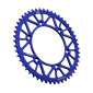 COURONNE MOTO ADAPTABLE YAMAHA 125 YZ X 2020>, 250 YZ 2005>, 450 YZ FX 2016>2024 520 50 DTS RACELITE ALU BLEU (DIAM 130/150/8.5) -JT SPROCKETS-