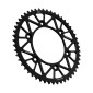 COURONNE MOTO ADAPTABLE HONDA 450 CRF L 2019>2022, 450 CRF RL 2021>2025, 450 CRF X 2005>2025 520 51 DTS RACELITE ALU NOIR (DIAM 125/153/8.5) -JT SPROCKETS-