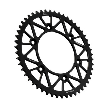 COURONNE MOTO ADAPTABLE HONDA 450 CRF L 2019>2022, 450 CRF RL 2021>2025, 450 CRF X 2005>2025 520 51 DTS RACELITE ALU NOIR (DIAM 125/153/8.5) -JT SPROCKETS-