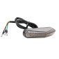 FEU ARRIERE 50 A BOITE/MOTO TRIANGLE FUME A LEDS (12 LEDS) (HOMOLOGUE CE) -P2R- 3700948305928
