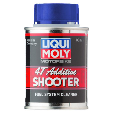 ADDITIF HUILE MOTEUR NETTOYANT LIQUI MOLY MOTORBIKE 4T SHOOTER POUR MOTEUR 4T 80 ml (VENDU A L'UNITE) 4100420078187