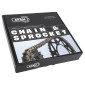 KIT CHAINE ADAPTABLE MASH 650 X-RIDE 2020>2021 520 14x40 (DIAM COURONNE 125/150/8.5) (DEMULTIPLICATION ORIGINE) -AFAM- 5400598228803