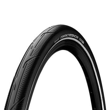 PNEU VTC / VAE URBAIN 700 X 40 CONTINENTAL CONTACT URBAN NOIR TR (40-622) FLANC REFLEX HOMOLOGUE VAE e50 (OFFRE SPECIALE) 4019238023893