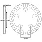 DISQUE DE FREIN ADAPTABLE KAWASAKI 125 NINJA 2019>2023 AV, 300 KLE VERSYS X 2017>2023 AV, 125 Z125 2019>2023 AV, 300 Z300 2015>2018 AV (EXT 290mm - INT 130mm - 5 TROUS) (DF5359A) -NEWFREN- 8025832433613