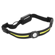 LAMPE FRONTALE ATELIER A LEDS/COB 3/5W JUSQU'A 370 LM MODE CAPTEUR POUR ALLUMER OU ETEINDRE BATTERIE LITHIUM (RECHARGEABLE USB + ALIMENTATION) 3700627466728