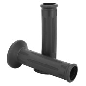 REVETEMENT POIGNEE DOMINO MOTO ON ROAD STYLE BMW NOIR OPEN END (POIGNEE CHAUFFANTE SANS MOLETTE) 122mm (PAIRE) 8033900003736