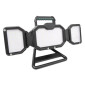 LAMPE/PROJECTEUR DE CHANTIER A LEDS 25W 2500 LM REPLIABLE AVEC 3 BATTERIE (RECHARGEABLE USB + ALIMENTATION) 3700627466810