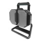LAMPE/PROJECTEUR DE CHANTIER A LEDS 25W 2500 LM REPLIABLE AVEC 3 BATTERIE (RECHARGEABLE USB + ALIMENTATION) 3700627466810