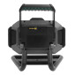 LAMPE/PROJECTEUR DE CHANTIER A LEDS 25W 2500 LM REPLIABLE AVEC 3 BATTERIE (RECHARGEABLE USB + ALIMENTATION) 3700627466810