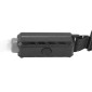 LAMPE/TORCHE/BALADEUSE ATELIER A LEDS 1000 LM AIMANTEE ORIENTABLE A 160° AVEC SANGLE ELASTIQUE 2 BATTERIE (RECHARGEABLE USB) 3700627466841