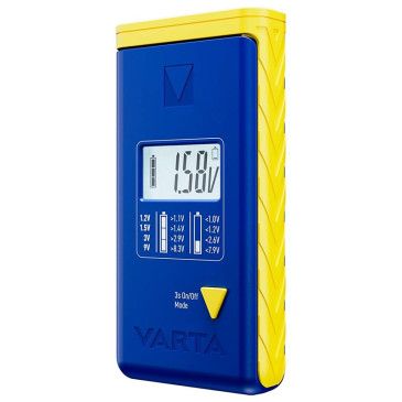 TESTEUR DE PILE VARTA AVEC ECRAN LCD (COMPATIBLE PILE, PILE RECHARGEABLE ET PILE BOUTON) 4008496073849