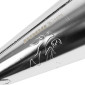 EXHAUST FOR 50CC MOTORBIKE VOCA CHROMED FOR BETA 50 RR 2012>(LOW MOUNTING - RED ALUMINIUM SILENCER) 3700948229347
