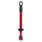 VALVE DE PNEU TUBELESS PRESTA NEWTON COLORI ROUGE 60mm 4 TROUS POUR DIFFUSION PREVENTIF (VENDU A L'UNITE) - LIVRE AVEC DEMONTE OBUS 3700948308608