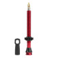 VALVE DE PNEU TUBELESS PRESTA NEWTON COLORI ROUGE 60mm 4 TROUS POUR DIFFUSION PREVENTIF (VENDU A L'UNITE) - LIVRE AVEC DEMONTE OBUS 3700948308608