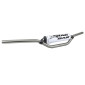 GUIDON MOTO CROSS STAR BAR MX/ENDURO ALU 2014 T6 DIAM 22,2mm L800mm H86mm TITANE AVEC BARRE DE RENFORT/MOUSSE BLANCHE 3667385004312