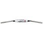 GUIDON MOTO CROSS STAR BAR MX/ENDURO ALU 2014 T6 DIAM 22,2mm L800mm H86mm TITANE AVEC BARRE DE RENFORT/MOUSSE BLANCHE 3667385004312