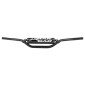 GUIDON MOTO CROSS STAR BAR MX/ENDURO ALU 2014 T6 DIAM 22,2mm L800mm H86mm NOIR AVEC BARRE DE RENFORT/MOUSSE NOIR 3667385004329