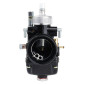CARBURATEUR 50 A BOITE P2R TYPE PHBG RACING NOIR MONTAGE SOUPLE DIAM 17 mm AVEC DEPRESSION + GRAISSAGE + CUVE ALU + RACCORD DE PRISE D'AIR -QUALITE PREMIUM- 3700948049983