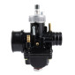 CARBURATEUR 50 A BOITE P2R TYPE PHBG RACING NOIR MONTAGE SOUPLE DIAM 17 mm AVEC DEPRESSION + GRAISSAGE + CUVE ALU + RACCORD DE PRISE D'AIR -QUALITE PREMIUM- 3700948049983
