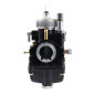 CARBURATEUR 50 A BOITE P2R TYPE PHBG RACING NOIR MONTAGE SOUPLE DIAM 17 mm AVEC DEPRESSION + GRAISSAGE + CUVE ALU + RACCORD DE PRISE D'AIR -QUALITE PREMIUM- 3700948049983
