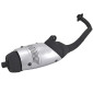 POT SCOOT LEOVINCE TOURING POUR PIAGGIO 50 ZIP 2T 2009>, TYPHOON 2012>/APRILIA 50 SR MOTARD 2012>/GILERA 50 ICE (REF 5565) 8051122151653