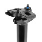 TIGE DE SELLE VTT TELESCOPIQUE SWITCH SWL-70 ALU NOIR DIAM. 31.6 L400mm (REGLAGE PAR CABLE INTERNE DEBATTEMENT 70mm) FIXATION CINTRE 8013271334387