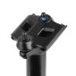 TIGE DE SELLE VTT TELESCOPIQUE SWITCH SWL-70 ALU NOIR DIAM. 31.6 L400mm (REGLAGE PAR CABLE INTERNE DEBATTEMENT 70mm) FIXATION CINTRE 8013271334387