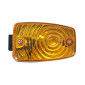 CLIGNOTANT CYCLO ADAPTABLE MBK 51/MOTOBECANE/MOTOCONFORT TYPE LUXOR 2008 NOIR CABOCHON ORANGE (SANS SUPPORT) (VENDU A L'UNITE) -SELECTION P2R- 3667385003100