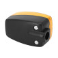CLIGNOTANT CYCLO ADAPTABLE MBK 51/MOTOBECANE/MOTOCONFORT TYPE LUXOR 2008 NOIR CABOCHON ORANGE (SANS SUPPORT) (VENDU A L'UNITE) -SELECTION P2R- 3667385003100