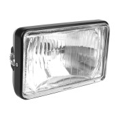 PHARE/PROJECTEUR CYCLO AVANT RECTANGULAIRE DIAM 160mm NOIR (BA20D UNIVERSEL) -SELECTION P2R- 3667385003124