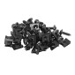AGRAFE DE CARROSSERIE/CARENAGE/CAPOTAGE DIAM 5mm AVEC VIS 5 x 15 mm NOIR (SACHET DE 25 PIECES) -SELECTION P2R- 3667385003186