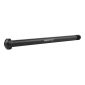 AXE TRAVERSANT / BLOCAGE ROUE ARRIERE FILETAGE m12x1.5mm POUR 12X142 NOIR POUR SHIMANO (160.5mm HORS BUTEE DONT FILETAGE 13,5mm) -NEWTON- 3700948302965