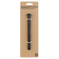AXE TRAVERSANT / BLOCAGE ROUE ARRIERE FILETAGE m12x1.5mm POUR 12X142 NOIR POUR SHIMANO (160.5mm HORS BUTEE DONT FILETAGE 13,5mm) -NEWTON- 3700948302965
