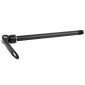 AXE TRAVERSANT / BLOCAGE TYPE RAPIDE ROUE ARRIERE FILETAGE m12x1.5mm POUR 12X148 NOIR POUR SHIMANO (178mm HORS BUTEE DONT FILETAGE 18mm) -NEWTON- 3700948303108