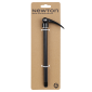 AXE TRAVERSANT / BLOCAGE TYPE RAPIDE ROUE ARRIERE FILETAGE m12x1.5mm POUR 12X148 NOIR POUR SHIMANO (178mm HORS BUTEE DONT FILETAGE 18mm) -NEWTON- 3700948303108
