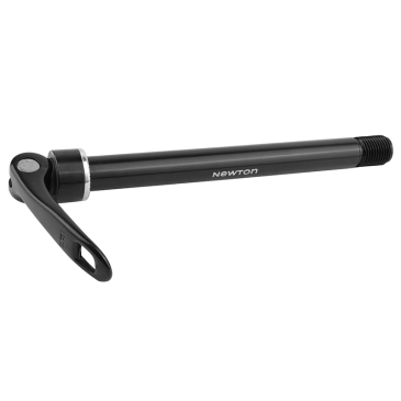 AXE TRAVERSANT / BLOCAGE TYPE RAPIDE ROUE AVANT FILETAGE m15x1.5mm POUR 15X100 NOIR POUR SRAM (150mm HORS BUTEE DONT FILETAGE 20mm) -NEWTON- 3700948303115