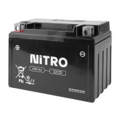 BATTERY 12V 8 Ah NTX9 NITRO SLA MAINTENANCE FREE "READY TO USE" (Lg150xWd86xH105) (EQUALS YTX9-BS / AGM / GEL) 5414837156468