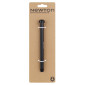 AXE TRAVERSANT / BLOCAGE ROUE ARRIERE BLACKBEARING FILETAGE m12x1.5mm POUR 12X160.5 NOIR (160.5mm HORS BUTEE DONT FILETAGE 13,5mm) (COMPATIBLE SHIMANO) -NEWTON- 3700948302965