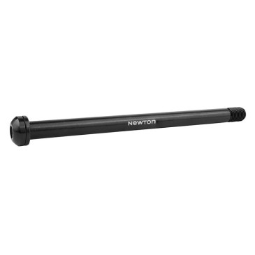 AXE TRAVERSANT / BLOCAGE ROUE ARRIERE FILETAGE m12x1.5mm POUR 12X148 NOIR POUR SHIMANO (178mm HORS BUTEE DONT FILETAGE 18mm) -NEWTON- 3700948302996