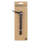 AXE TRAVERSANT / BLOCAGE TYPE RAPIDE ROUE AVANT FILETAGE m12x1.5mm POUR 12X121.5 NOIR POUR SRAM (121.5mm HORS BUTEE DONT FILETAGE 16mm) -NEWTON- 3700948303085