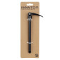 AXE TRAVERSANT / BLOCAGE TYPE RAPIDE ROUE ARRIERE FILETAGE m12x1.5mm POUR 12X160.5 NOIR POUR SHIMANO (160.5mm HORS BUTEE DONT FILETAGE 13.5mm) -NEWTON- 3700948303092