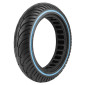 PNEU TROTTINETTE PLEIN 8.5 X 2.00 NOIR LISERET BLEU - LARGEUR INTERIEUR 36 mm 8435764436451