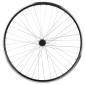 ROUE VTC PATIN BLOCAGE ER10 700 x 35 - 28" P2R ARRIERE ALU NOIR MOYEU SHIMANO QC300 CENTERLOCK CASSETTE 11/10/9/8V NOIR JANTE 19C 36 RAYONS ARGENT 3660429072452