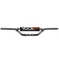 HANDLEBAR FOR 50cc MOTORBIKE VOCA CROSS - ALUMINIUM T6 - Ø22,2mm W 805mm H94mm - BLACK WITH RED PAD 3700948184448