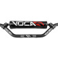 HANDLEBAR FOR 50cc MOTORBIKE VOCA CROSS - ALUMINIUM T6 - Ø22,2mm W 805mm H94mm - BLACK WITH RED PAD 3700948184448